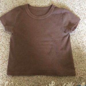 Brandy Melville Brown Ashlyn Top